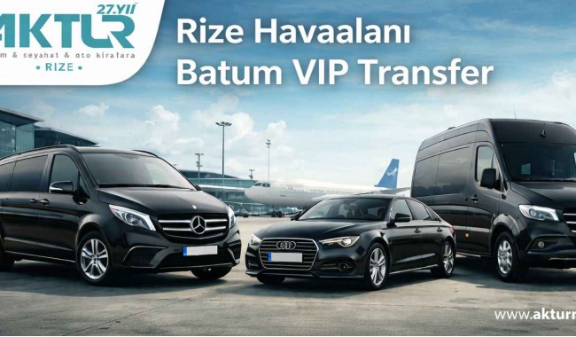 Rize havaalanı transfer fiyatları - Güncel 2026