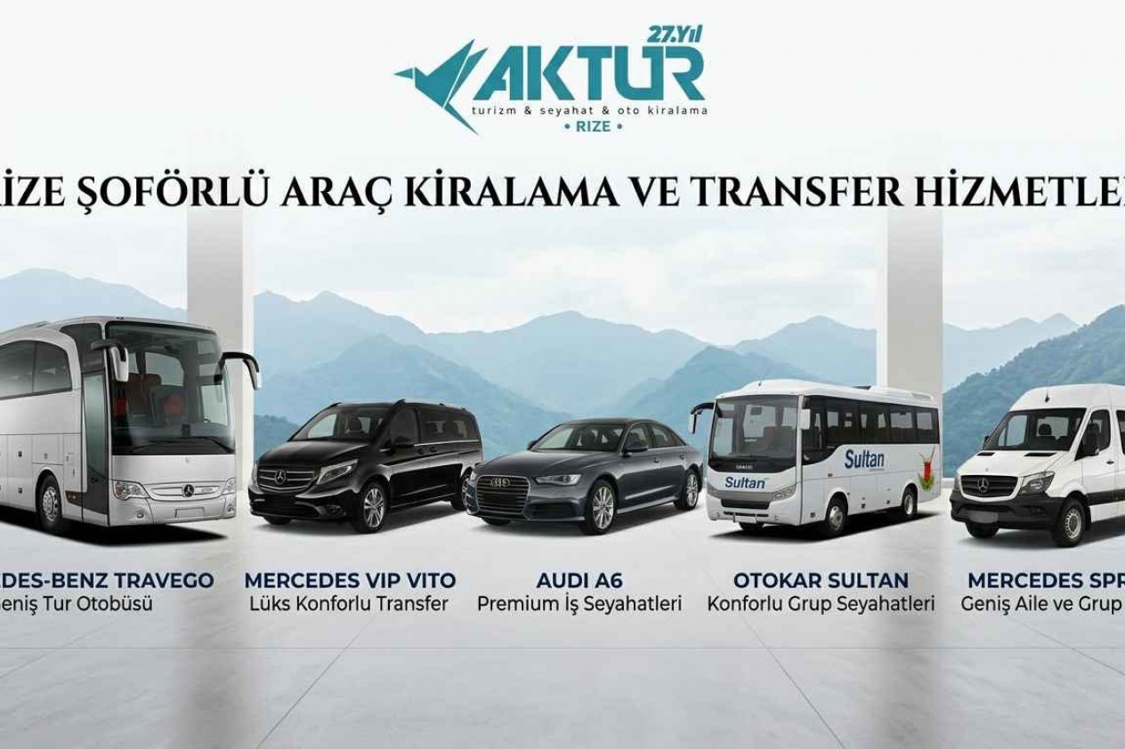 Rize Şoförlü Araç Kiralama Rize Şoförlü Araç Kiralama