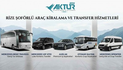 Rize Şoförlü Araç Kiralama
