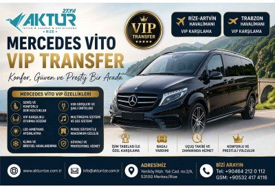 Mercedes Vito VIP transfer özellikleri