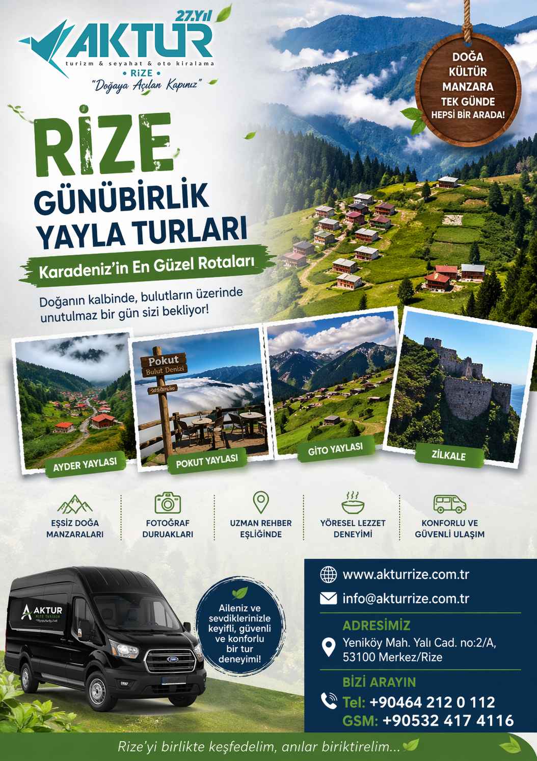 rize günübirlik turlar