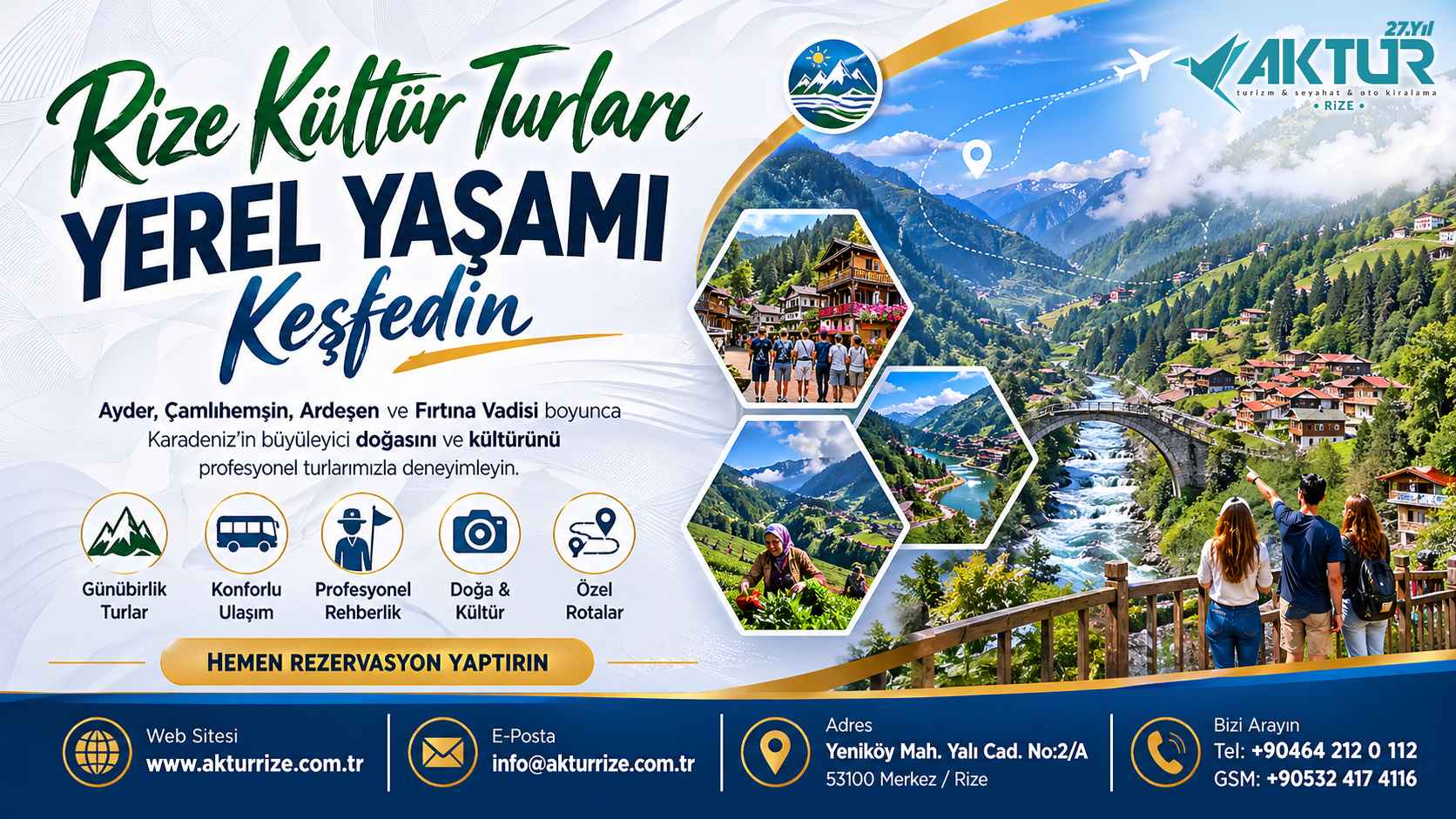 Rize çıkışlı Karadeniz turları, yayla gezileri ve doğa manzaraları