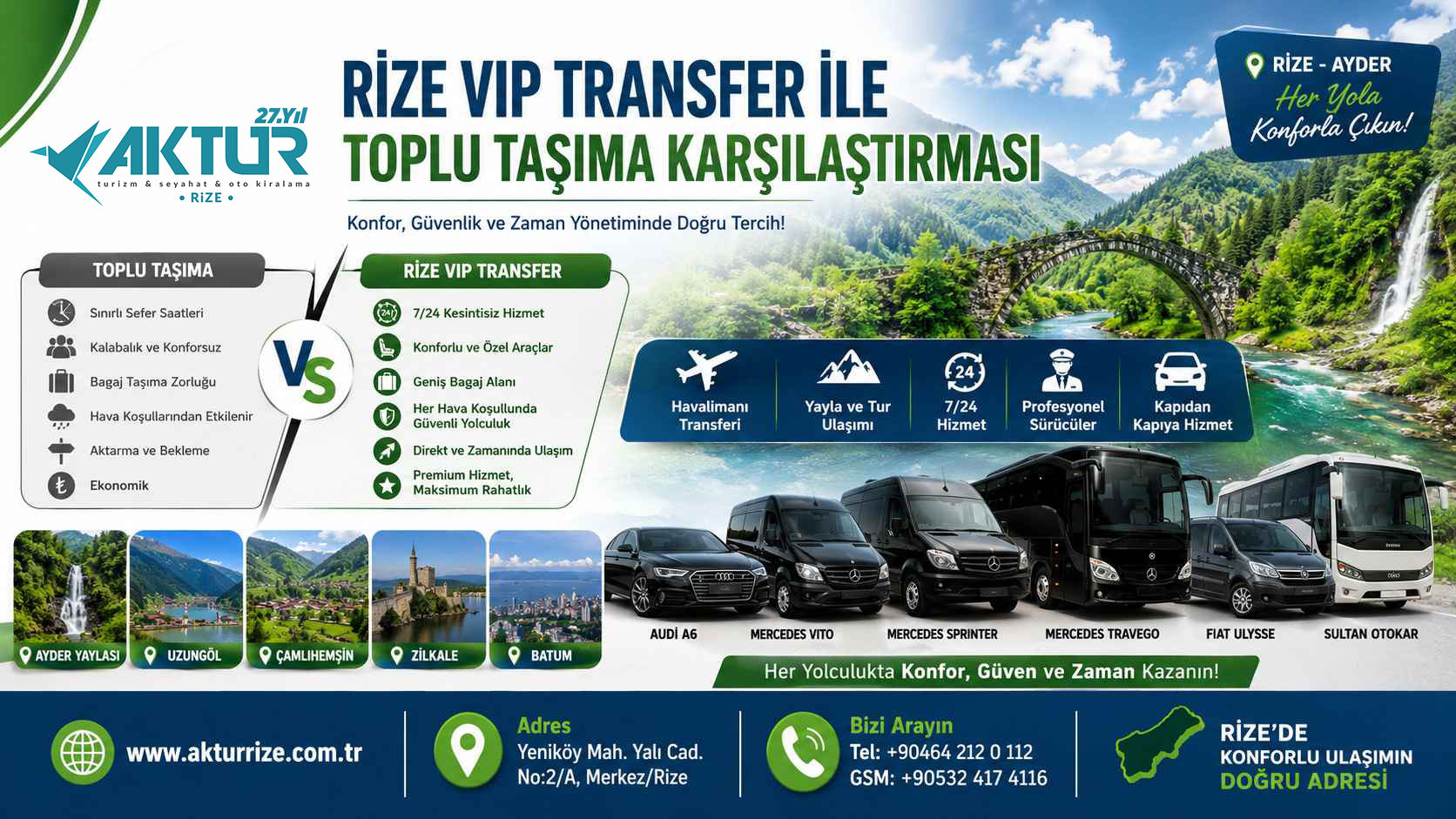 Batuma Giriş ve Rize Çıkışlı Batum Turu Bilgileri