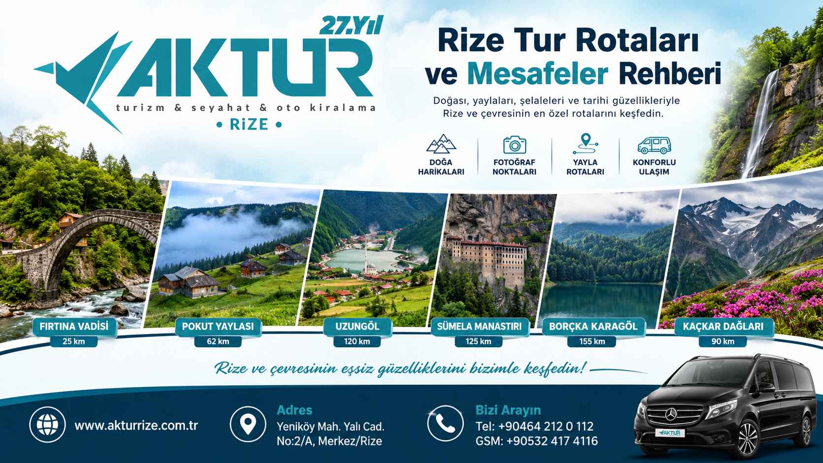 Rize günübirlik turlar, Ayder Yaylası, Çamlıhemşin ve Karadeniz doğa gezileri