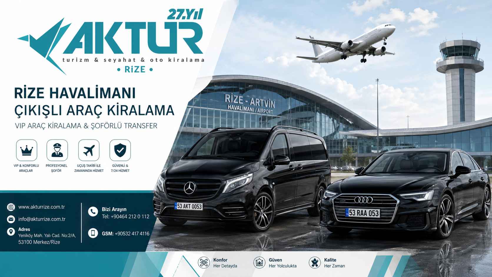 Rize Artvin Havalimanı ulaşım seçenekleri VIP transfer ve toplu taşıma karşılaştırması