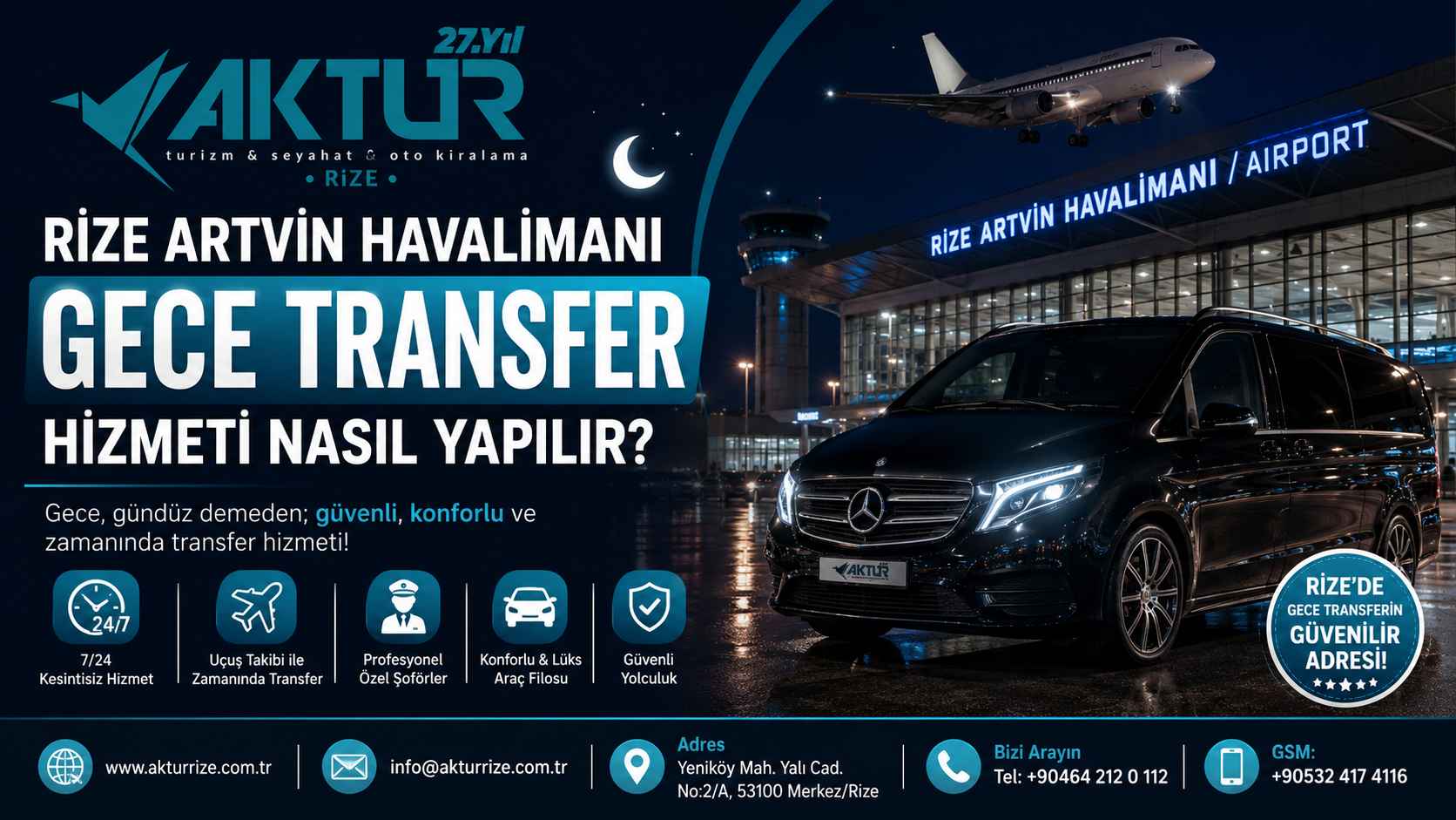 Rize Transfer Hizmetleri, Rize VIP Transfer ve Havalimanı Ulaşım Çözümleri