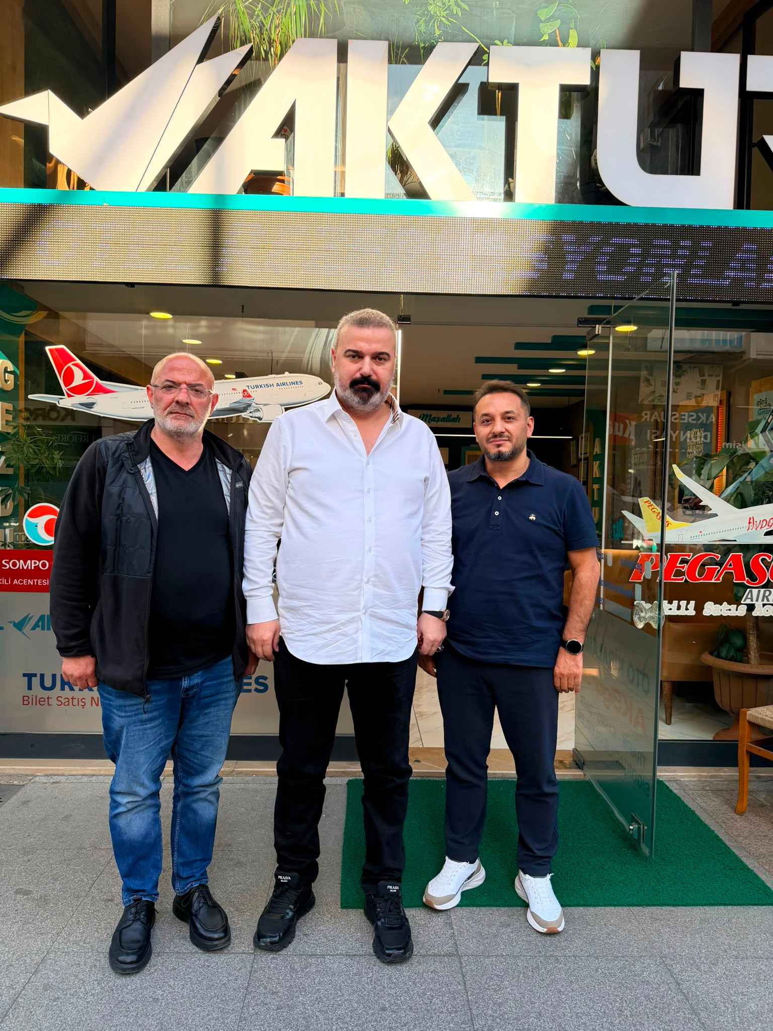Çaykur Rizespor Kulüp Başkanı İbrahim Turgut ve Yönetim Kurulu Üyesi Recep Ali Avcı